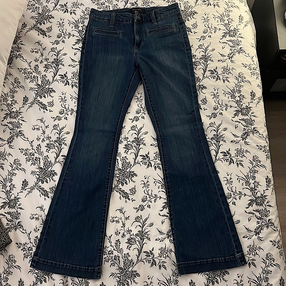 Banana Republic Factory wide leg jeans, size petite 26/2P.